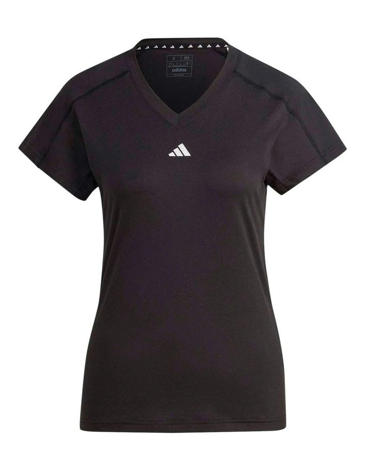 AEROREADY Train Essentials Minimal Branding V-Neck Tee image 1