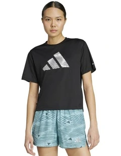 365 Running Essentials Brand Love Tee in Black