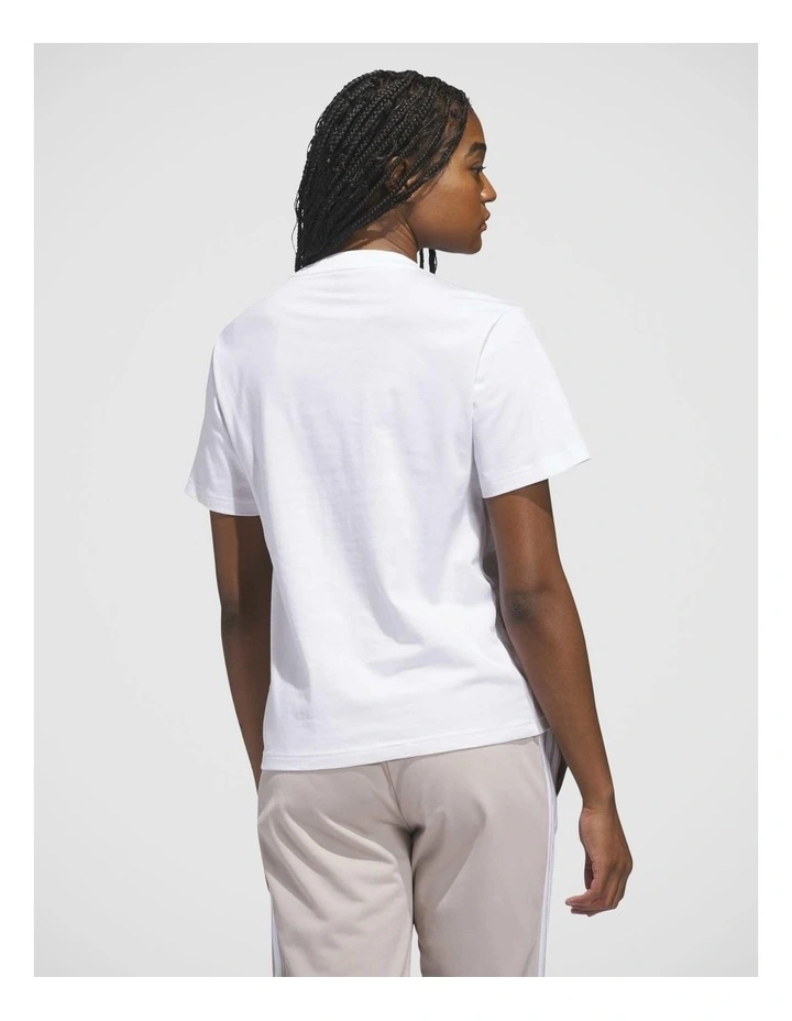 Iridescent Shells Big Logo Graphic T-Shirt in White image 2