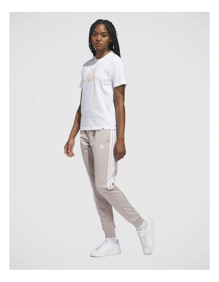 Iridescent Shells Big Logo Graphic T-Shirt in White image 3