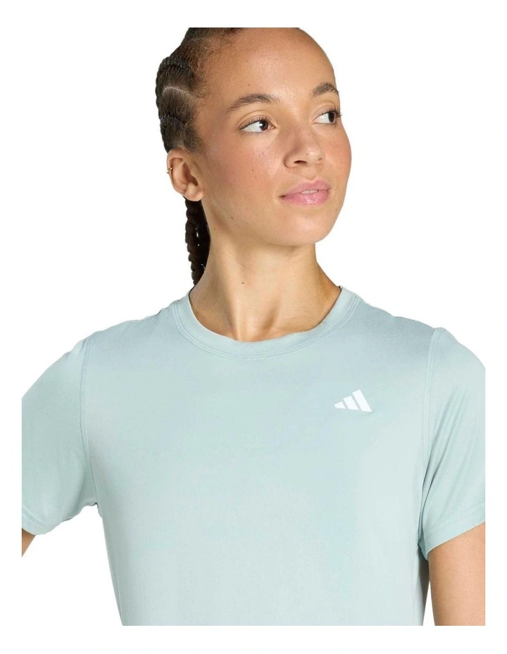 Workout Essentials Crew Neck T-shirt in Wonder Sage image 4