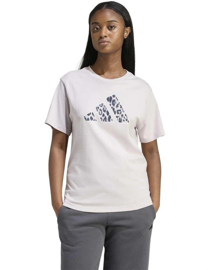 Animal Graphic T-shirt in Ice Purple image 1