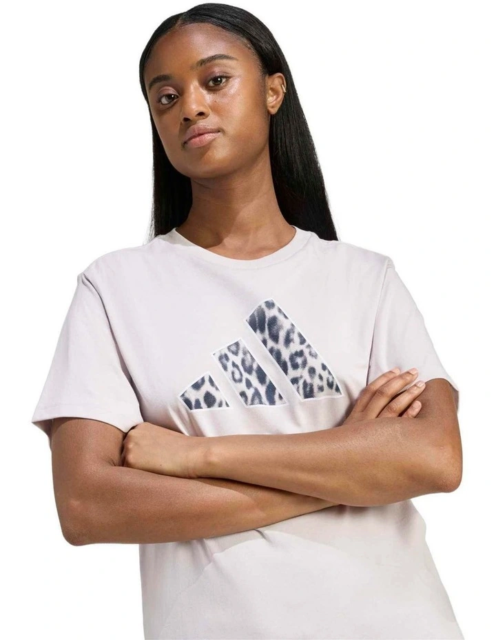 Animal Graphic T-shirt in Ice Purple image 4