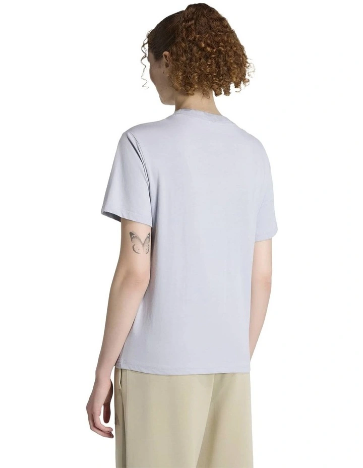 Essentials Small Logo Cotton T-shirt in Grey image 2