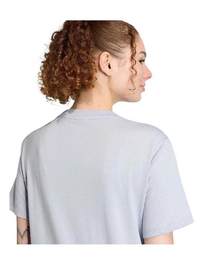 Essentials Small Logo Cotton T-shirt in Grey image 4