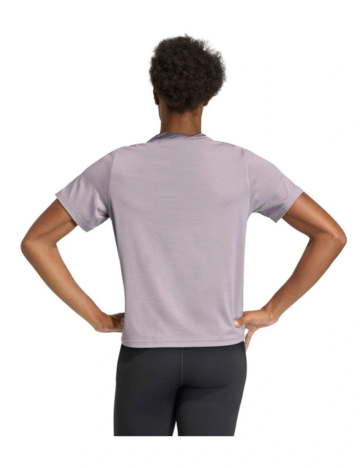 Workout Essentials Crew Neck T-shirt in Purple image 2