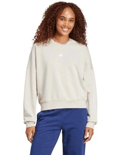Essentials Small Logo Feelcozy Sweatshirt in Grey