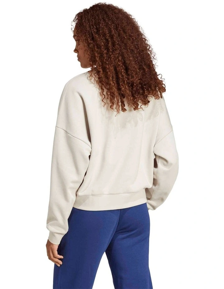 Essentials Small Logo Feelcozy Sweatshirt in Grey image 2