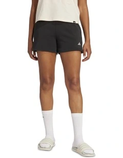 Essentials Small Logo Feel Cozy Shorts in Black