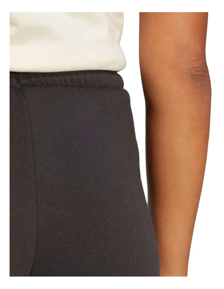 Essentials Small Logo Feel Cozy Shorts in Black image 5