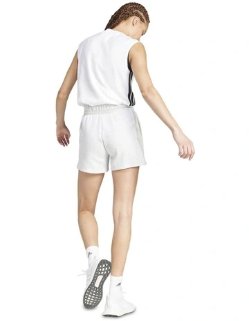 Essentials Small Logo Feel Cozy Shorts in White
