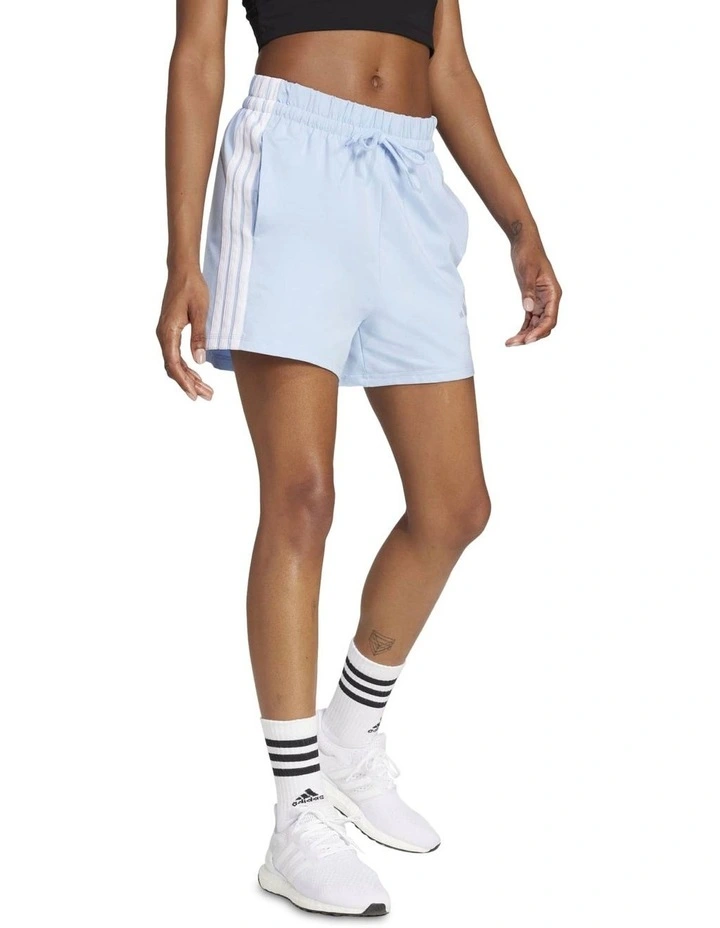 Essentials 3-Stripes Cotton Shorts image 3