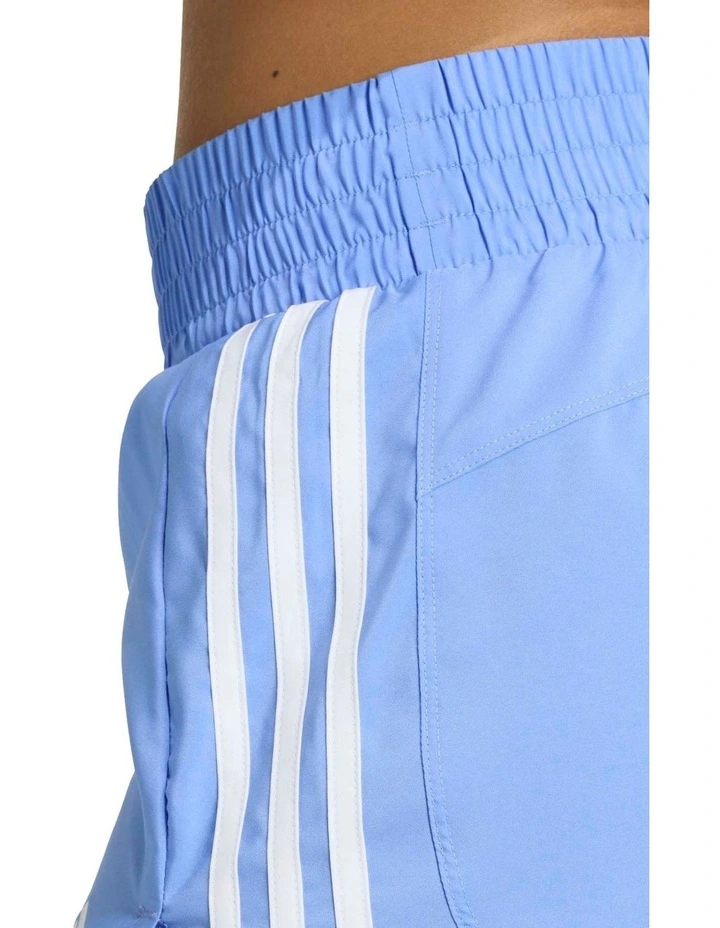 Pacer Training Stripes Woven High-Rise Shorts in Blue image 5