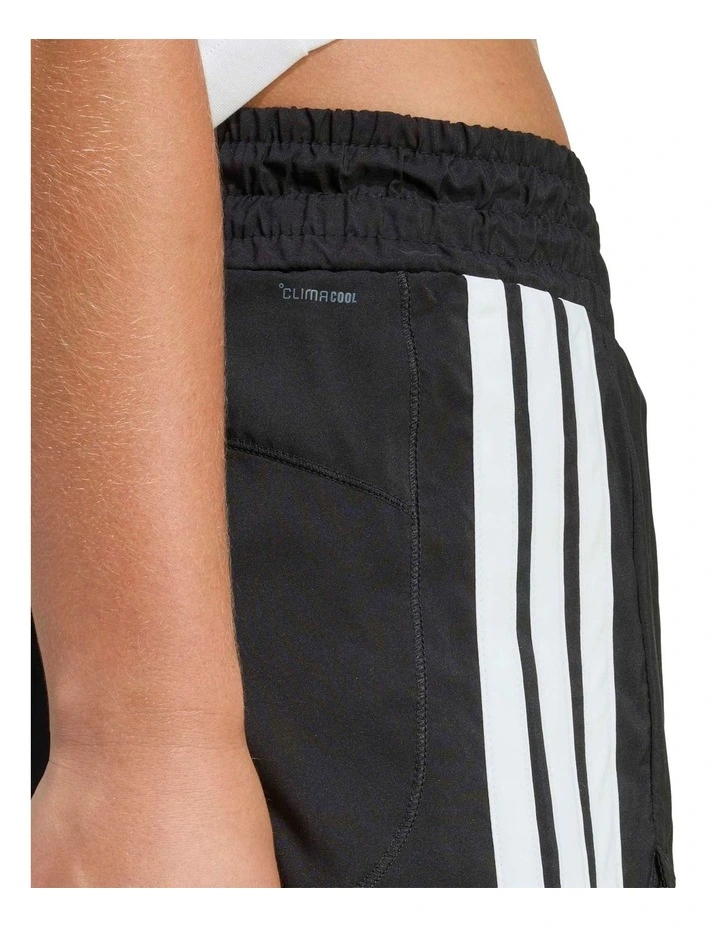 Pacer Workout Woven High Rise Shorts in Black image 5