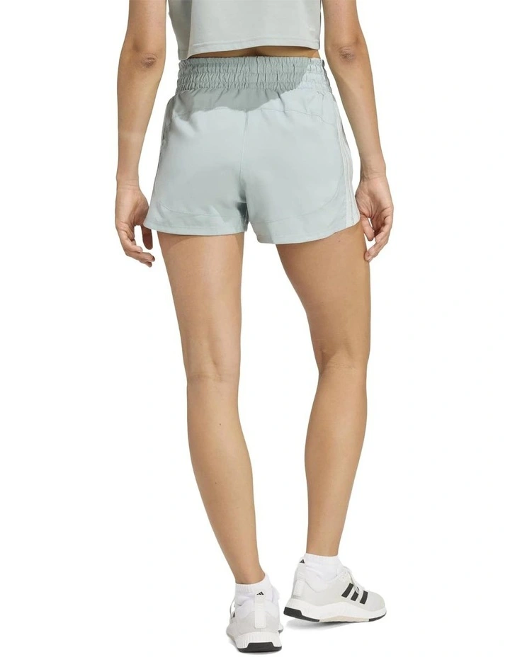 Pacer Workout Woven High Rise Shorts in Blue image 2