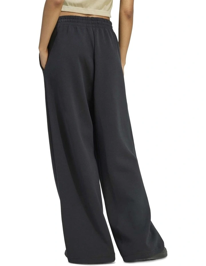Soft Lux Straight Leg Tracksuit Bottoms in Black image 2