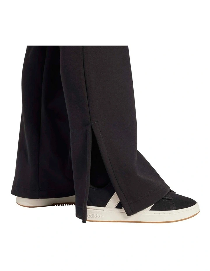 Soft Lux Flared Tracksuit Bottoms in Black image 6