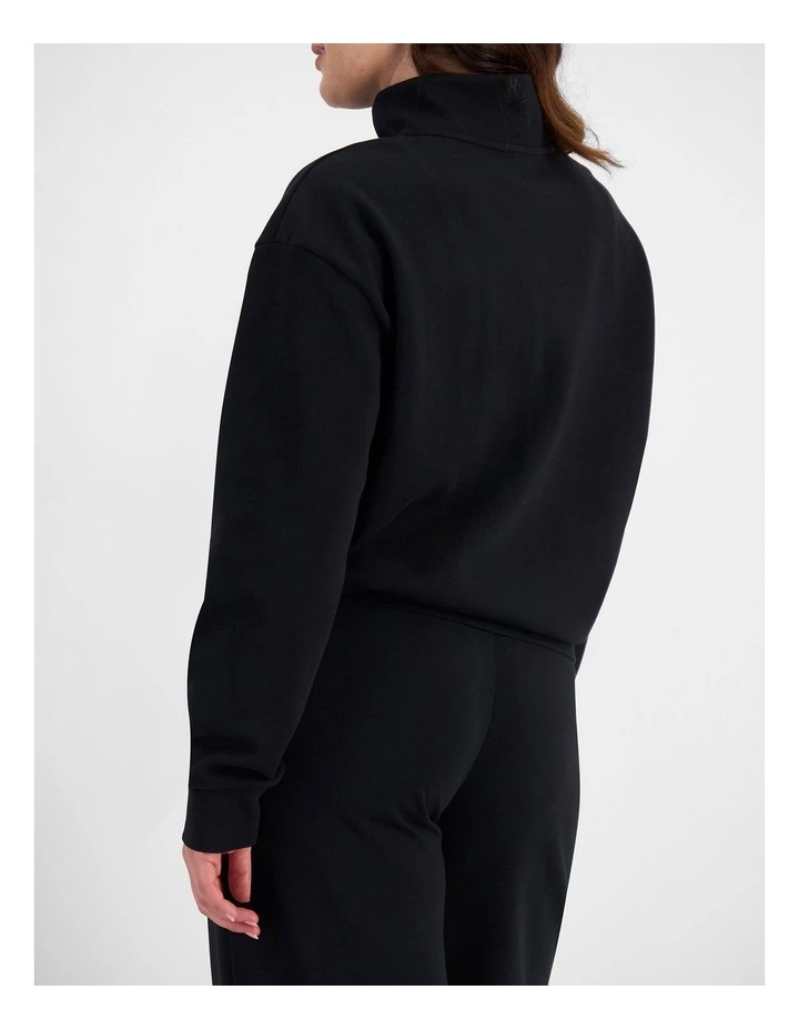 Tech Stretch Zip Jacket in Nu Black image 2