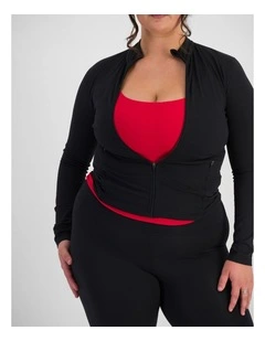Move Recycled Zip Jacket in Nu Black