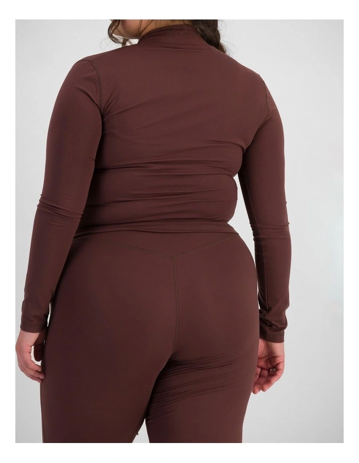 Move Recycled Zip Jacket in Deepest Berry image 2
