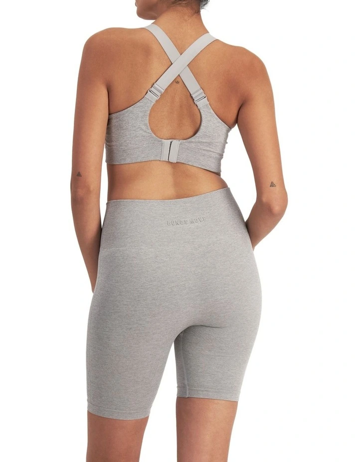 Move Seamless Bralette in Pearl Grey Marle image 5