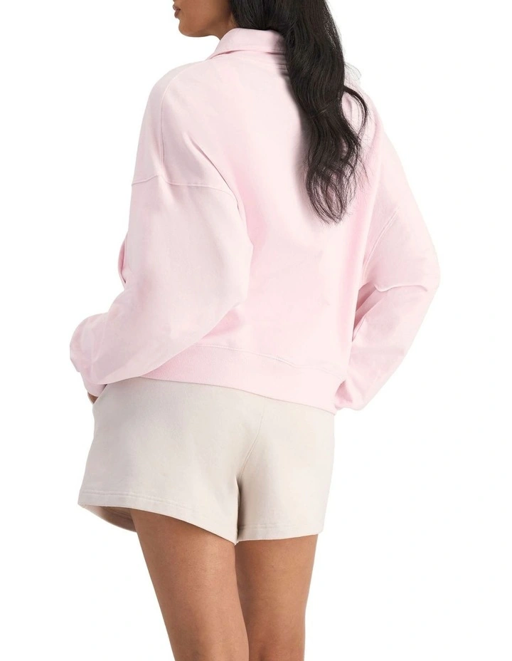 Move Half Zip Pullover in Pink Sapphire image 3