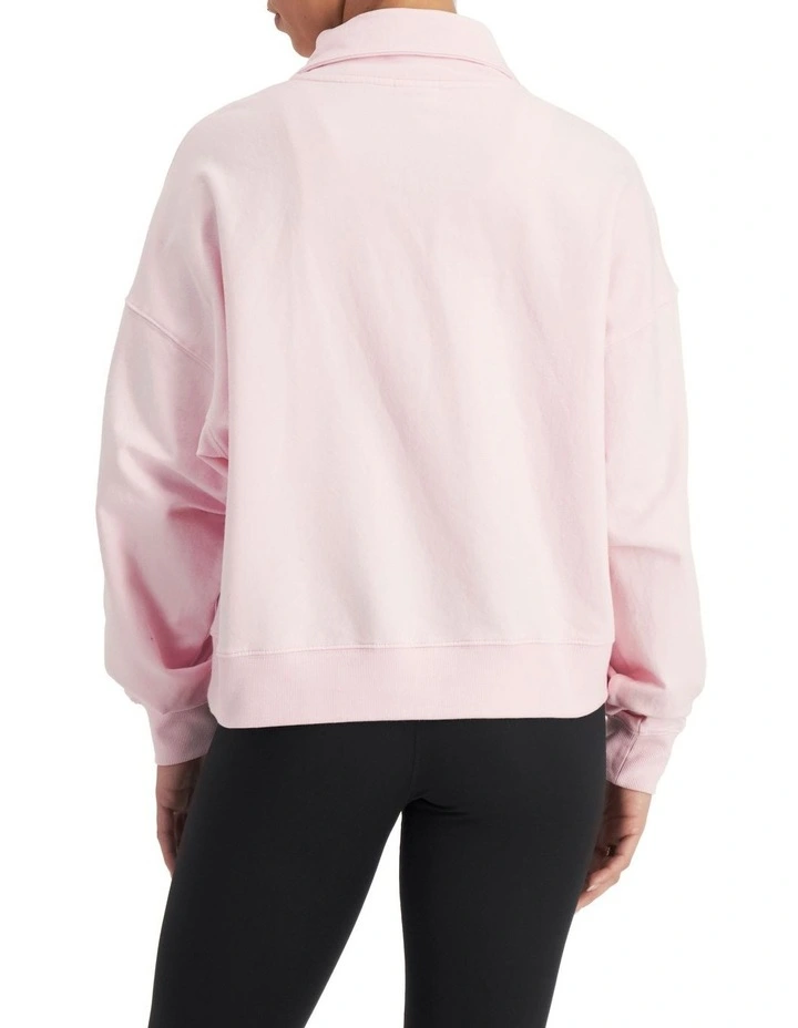 Move Half Zip Pullover in Pink Sapphire image 7