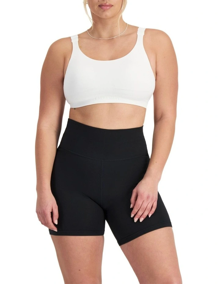 Seamless Bralette Bra in Move White image 1