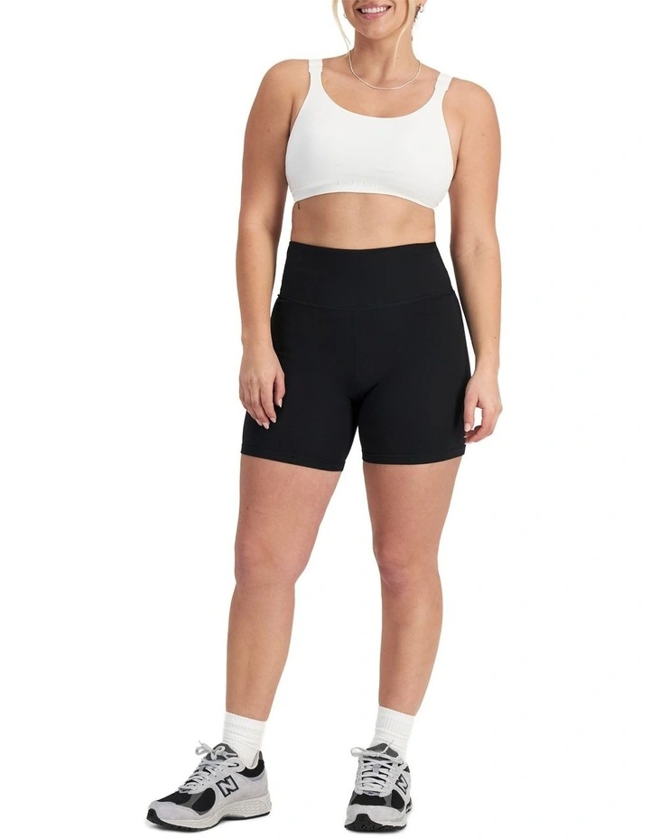 Seamless Bralette Bra in Move White image 5