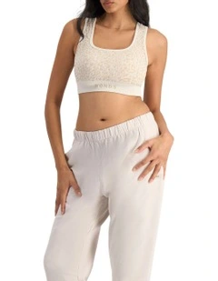 Move Rib Seamless Crop Bra in Cat Nap
