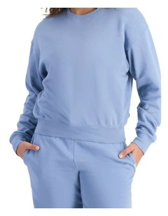 Sweats Cotton Pullover in Grey Beauty