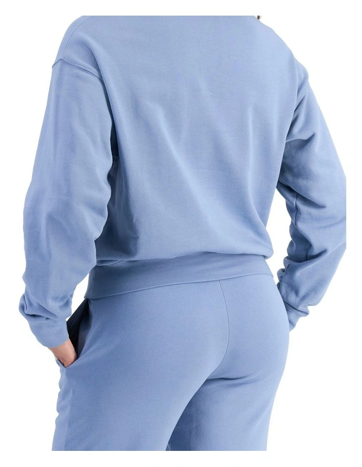 Sweats Cotton Pullover in Grey Beauty image 2