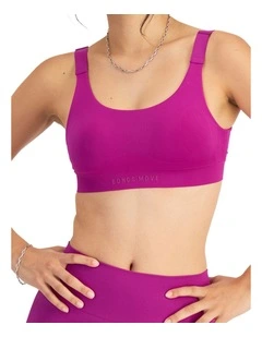 Move Seamless Bralette Bra in Cosmic Purple