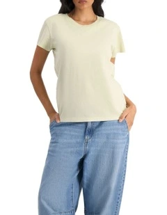 Midweight Crew Tee in Remixed Sage
