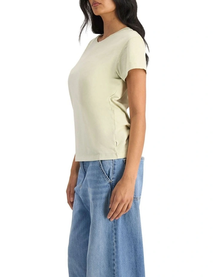 Midweight Crew Tee in Remixed Sage image 3