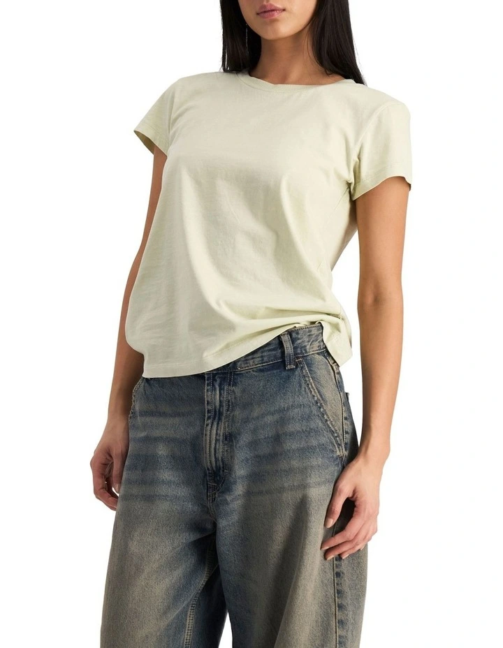 Midweight Crew Tee in Remixed Sage image 6