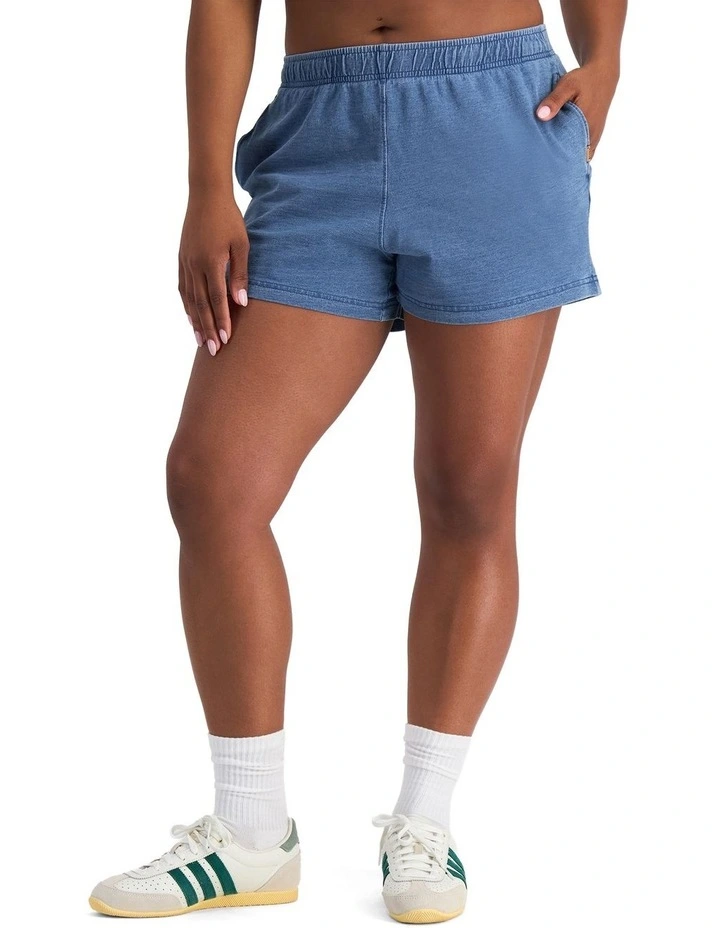 Denim Wash Short in Sky Blue Denim image 5