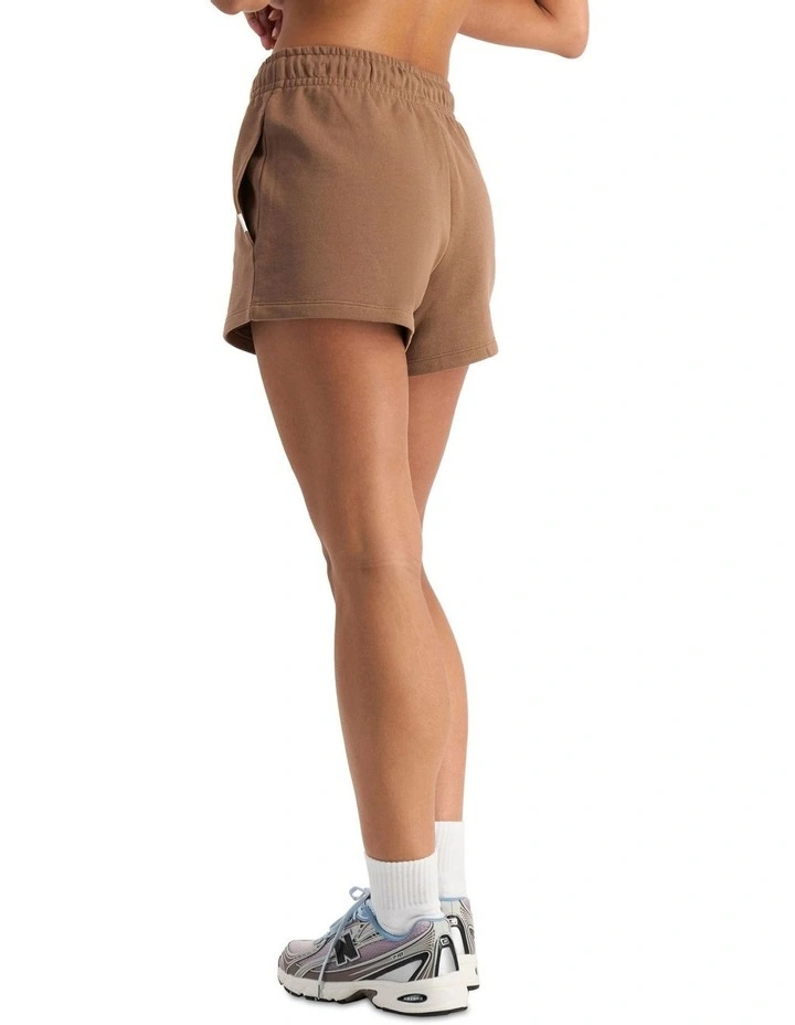 Sweats Cotton Short in Coffee Ground image 2