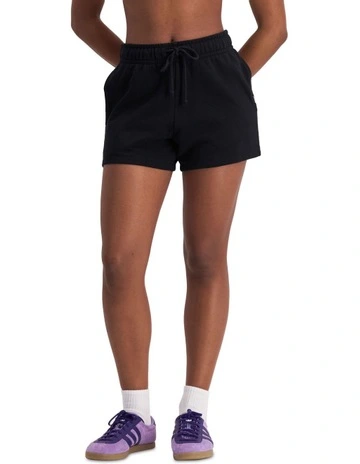 Sweats Cotton Short in Nu Black