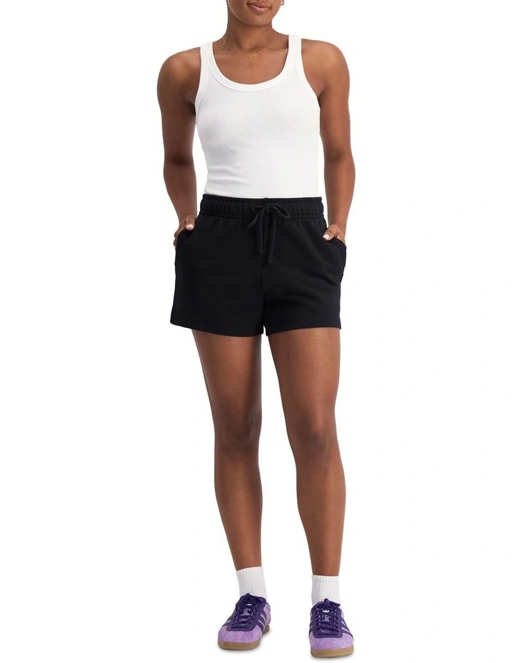 Sweats Cotton Short in Nu Black image 4