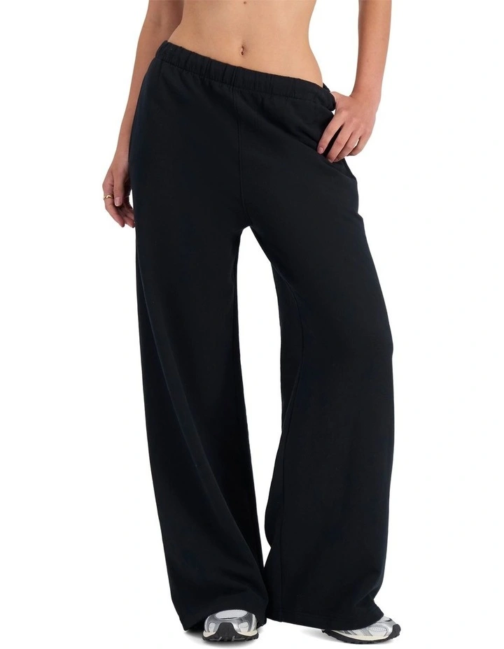 Move Sweats Straight Leg Trackie in Black image 1