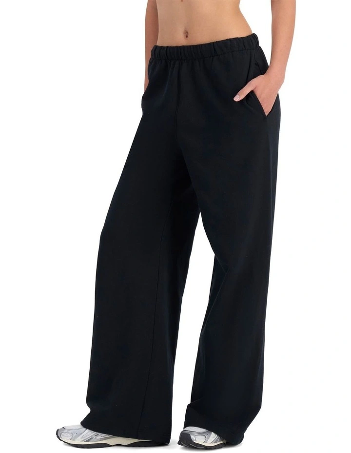 Move Sweats Straight Leg Trackie in Black image 3