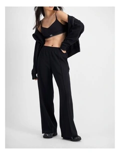 Tech Stretch Wide Leg Pant in Nu Black