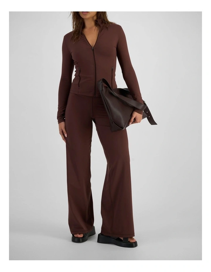 Move Recycled Straight Leg Pant in Deepest Berry image 4