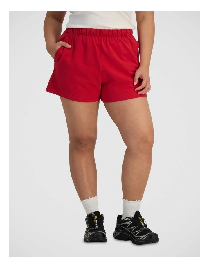 Move Sweats Short in Cherry Pepper image 3