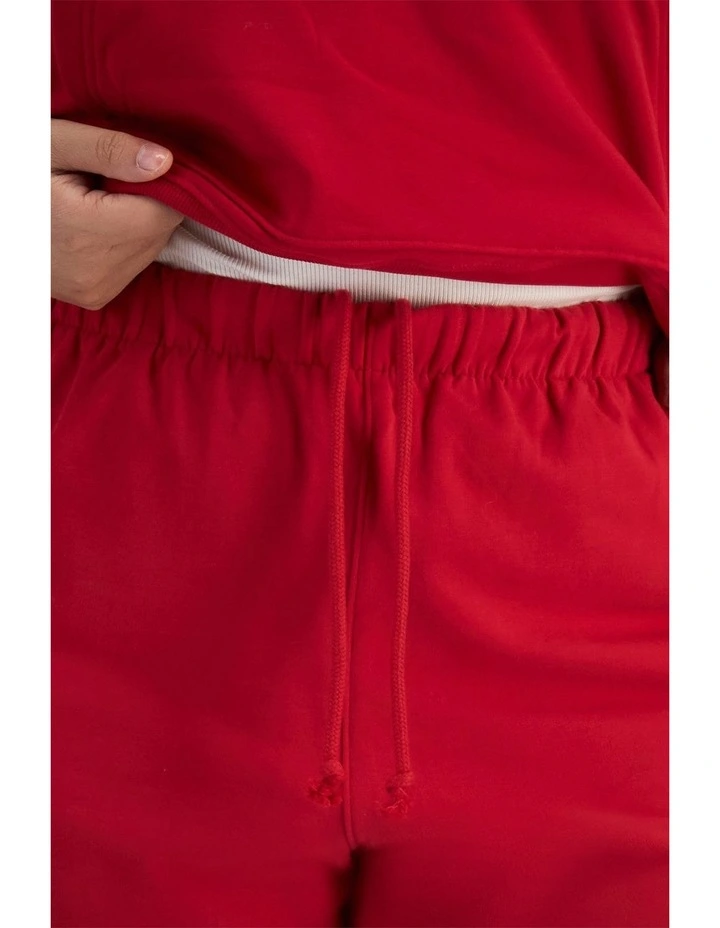Move Sweats Short in Cherry Pepper image 5