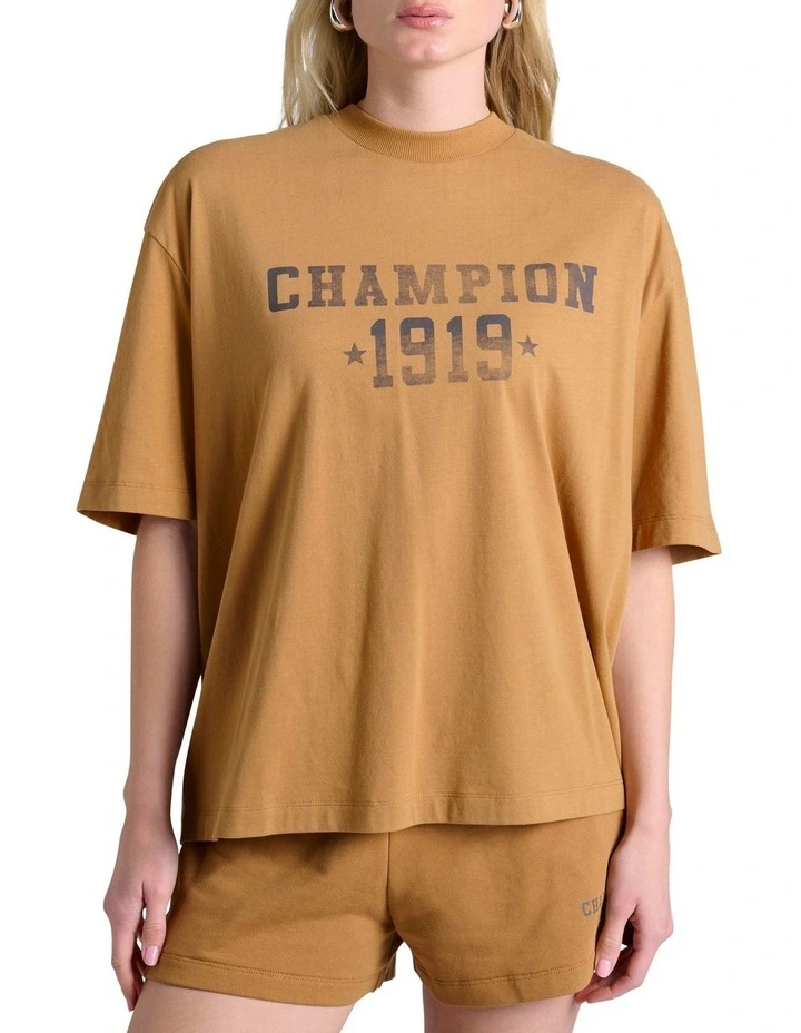 Legacy Graphic Tee in Brown image 1