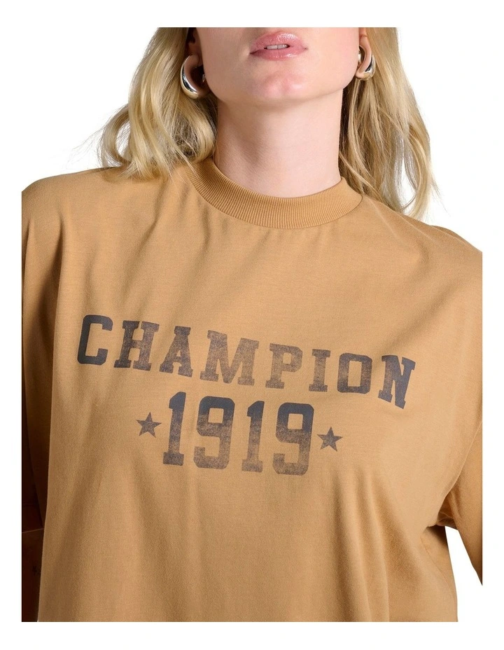 Legacy Graphic Tee in Brown image 3