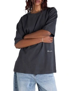Rochester Vintage Wash Tee in Black