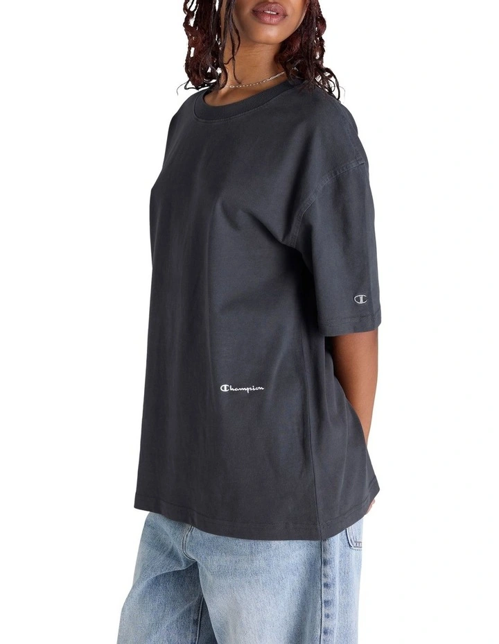 Rochester Vintage Wash Tee in Black image 2